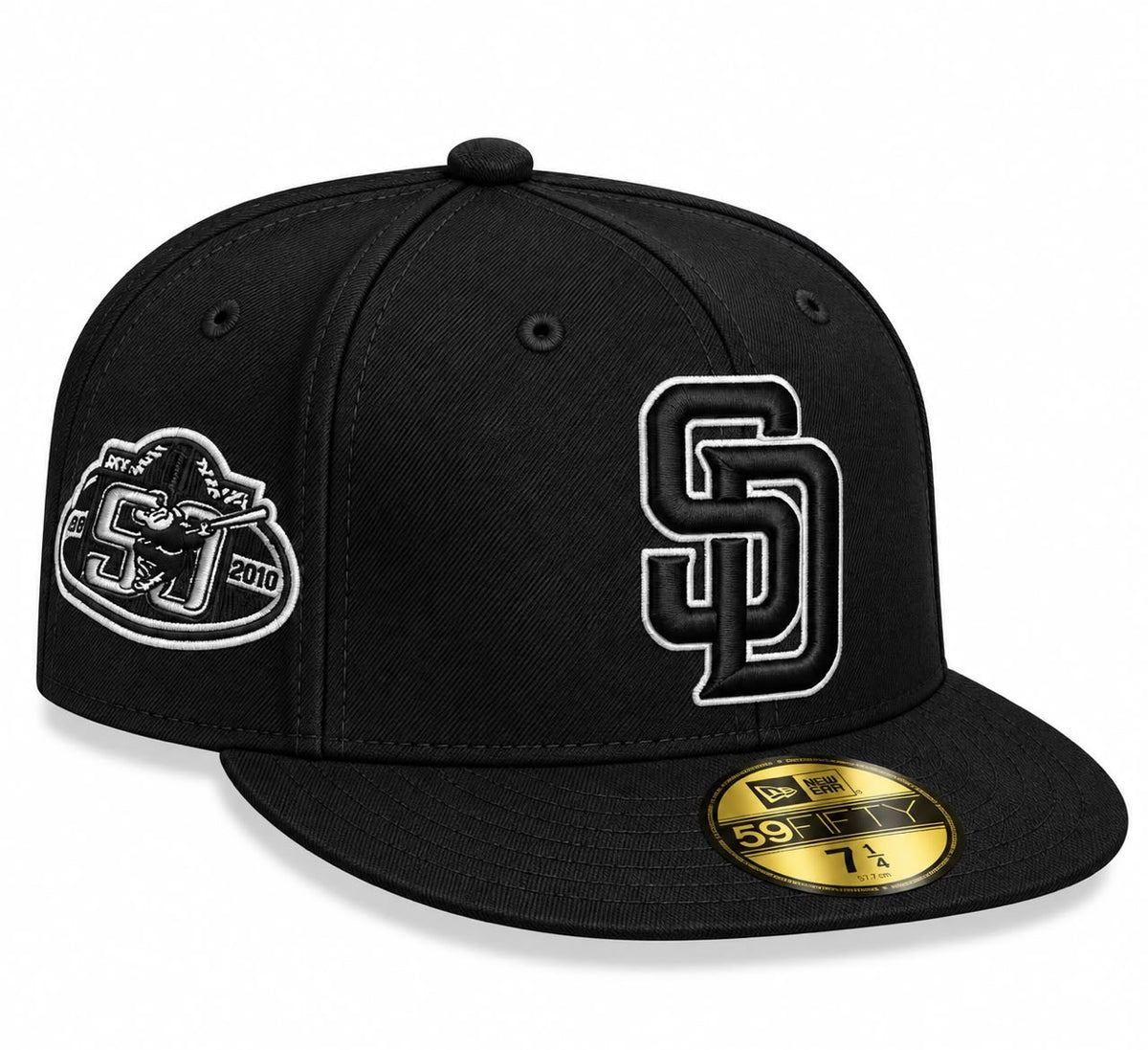 Gorra San Diego Black Cerrada talla 71/4 New Era 1.1