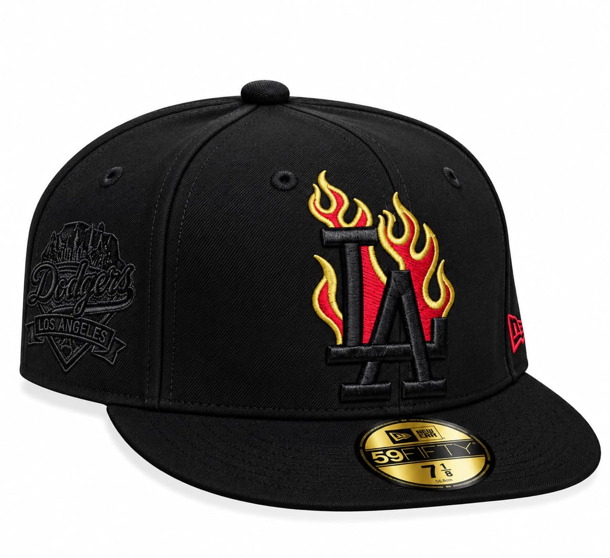 Gorra LA Black Cerrada talla 7 1/8 New Era 1.1