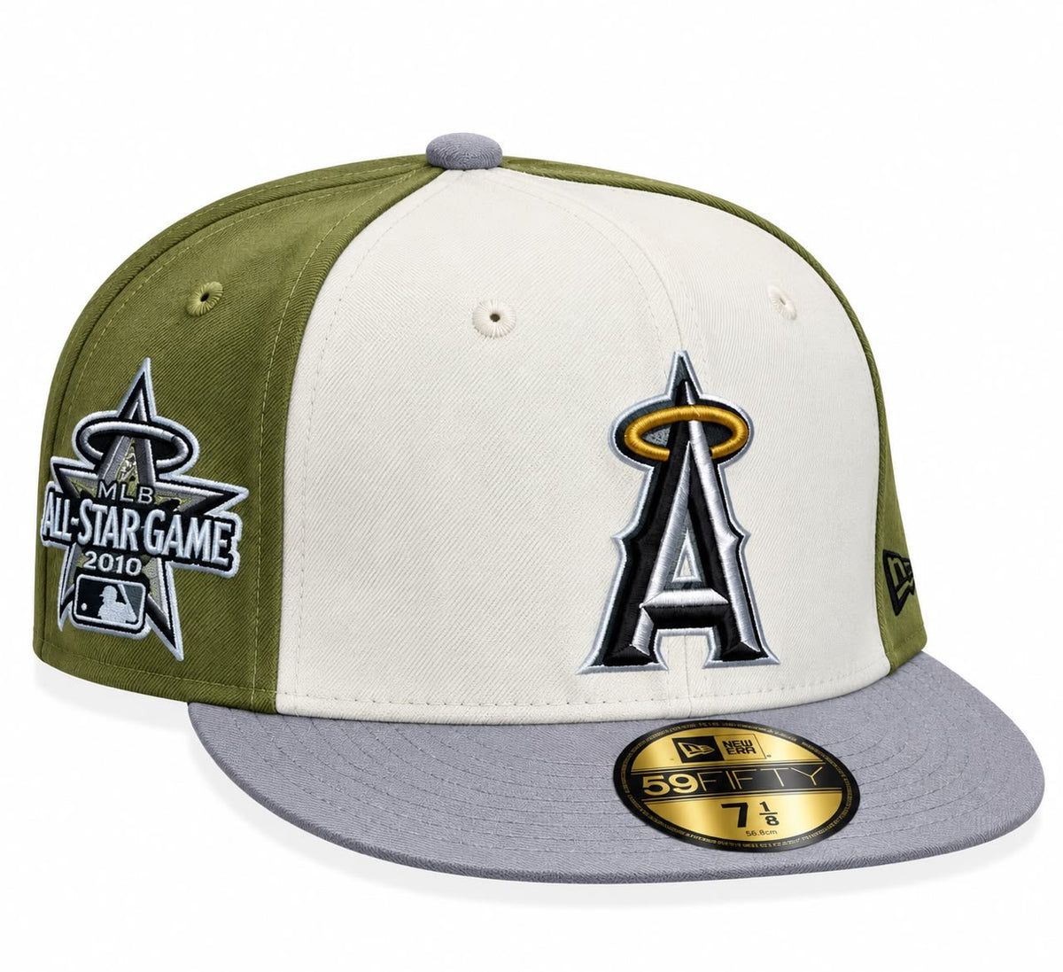 Gorra Anaheim Green/White/Gray Cerrada talla 7 1/8 New Era 1.1