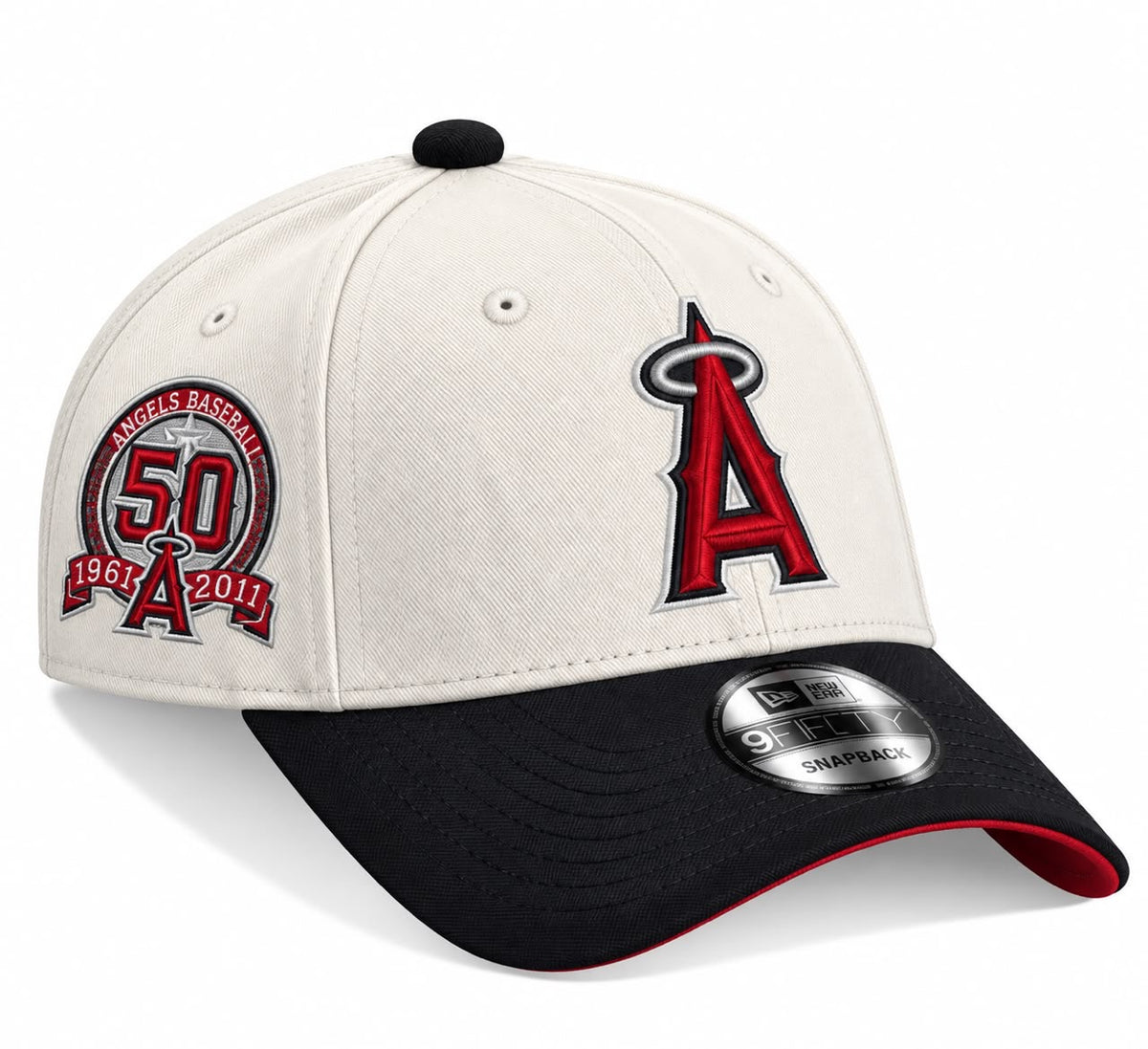 Gorra Anaheim Cream/Black Ajustable New Era 1.1