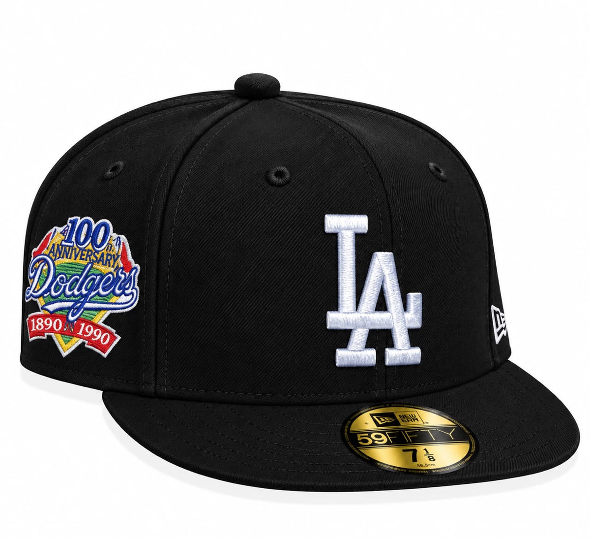 Gorra LA Black Cerrada talla 7 1/8 New Era 1.1