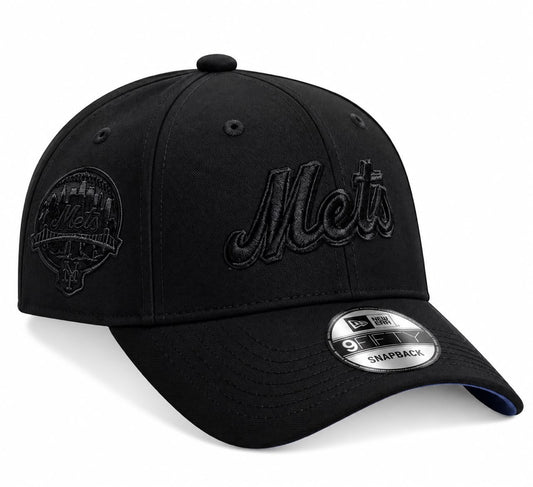 Gorra Mets All Black Ajustable New Era 1.1