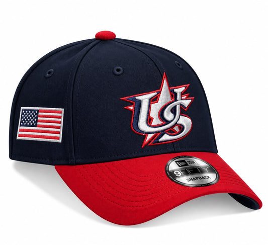 Gorra Usa Blue/Res Ajustable New Era 1.1