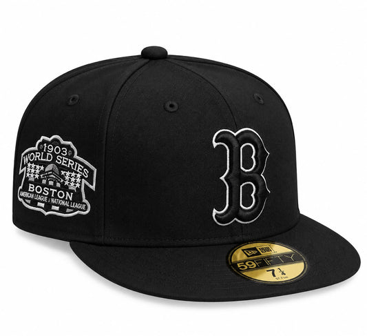 Gorra Boston Black Cerrada talla 71/4 New Era 1.1