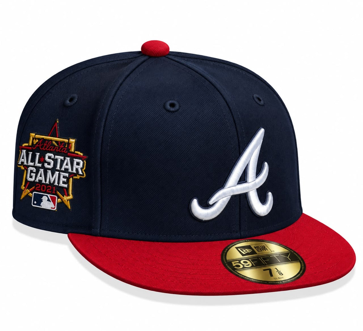 Gorra Atlanta Classic Cerrada talla 7 1/8 New Era 1.1