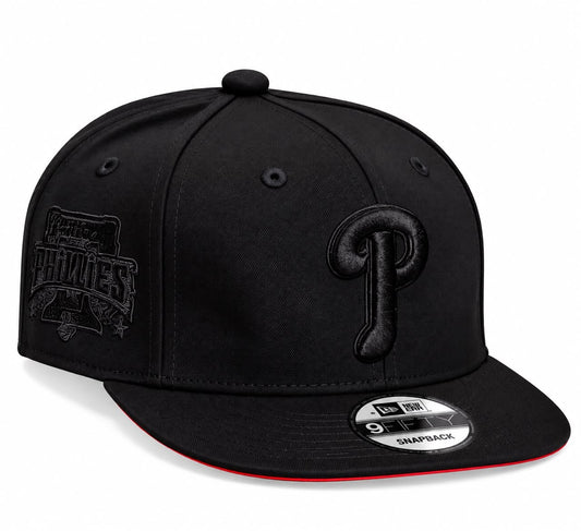 Gorra Phillies All Black Ajustable New Era 1.1