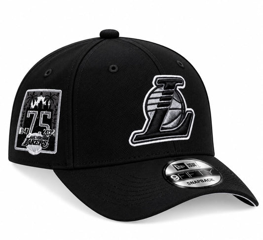 Gorra Lakers Black Ajustable New Era 1.1