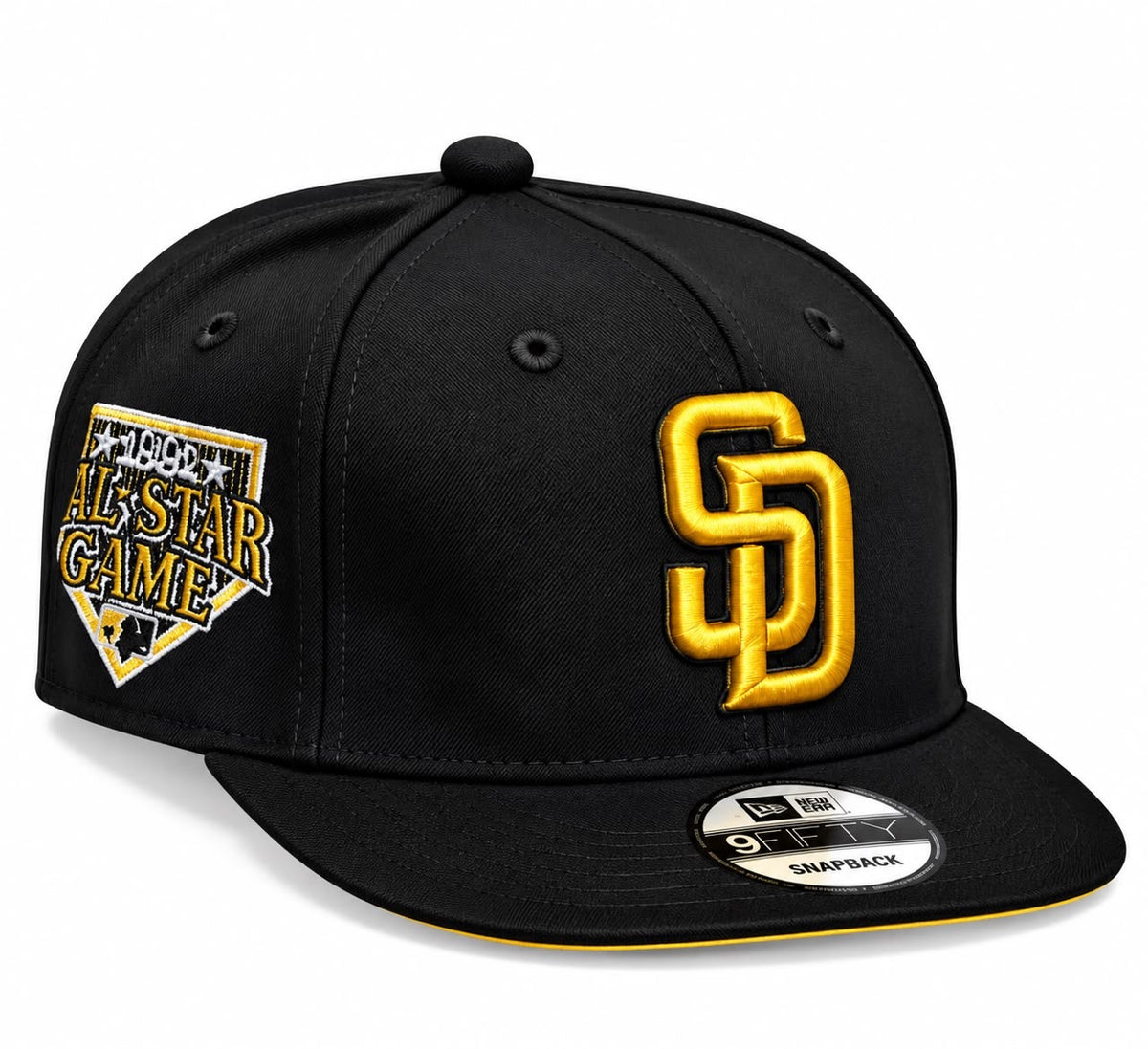 Gorra San Diego Black/Yellow Ajustable New Era 1.1