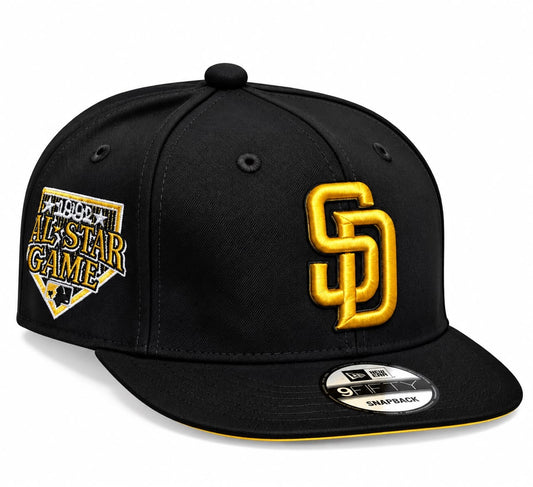 Gorra San Diego Black/Yellow Ajustable New Era 1.1