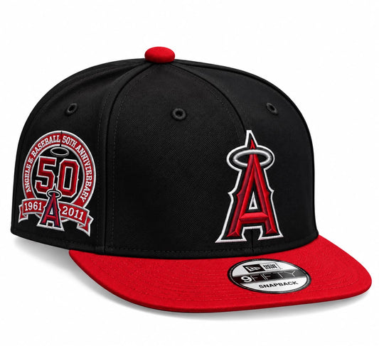 Gorra Anaheim Black/Red Ajustable New Era 1.1