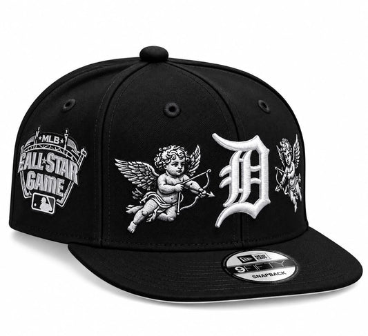 Gorra Detroit Black Ajustable New Era 1.1