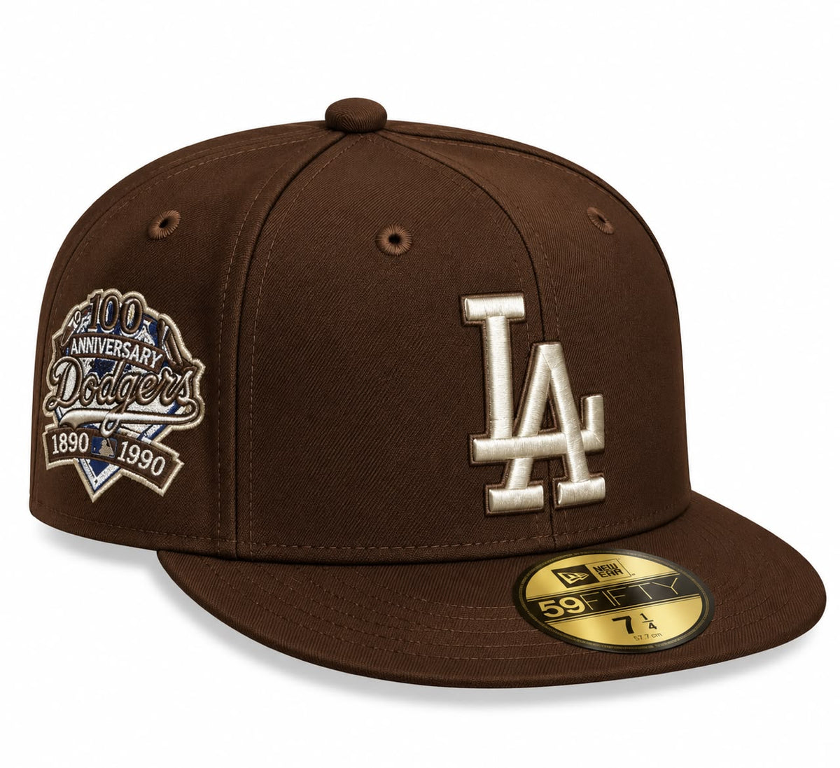 Gorra LA Brown Cerrada talla 71/4 New Era 1.1