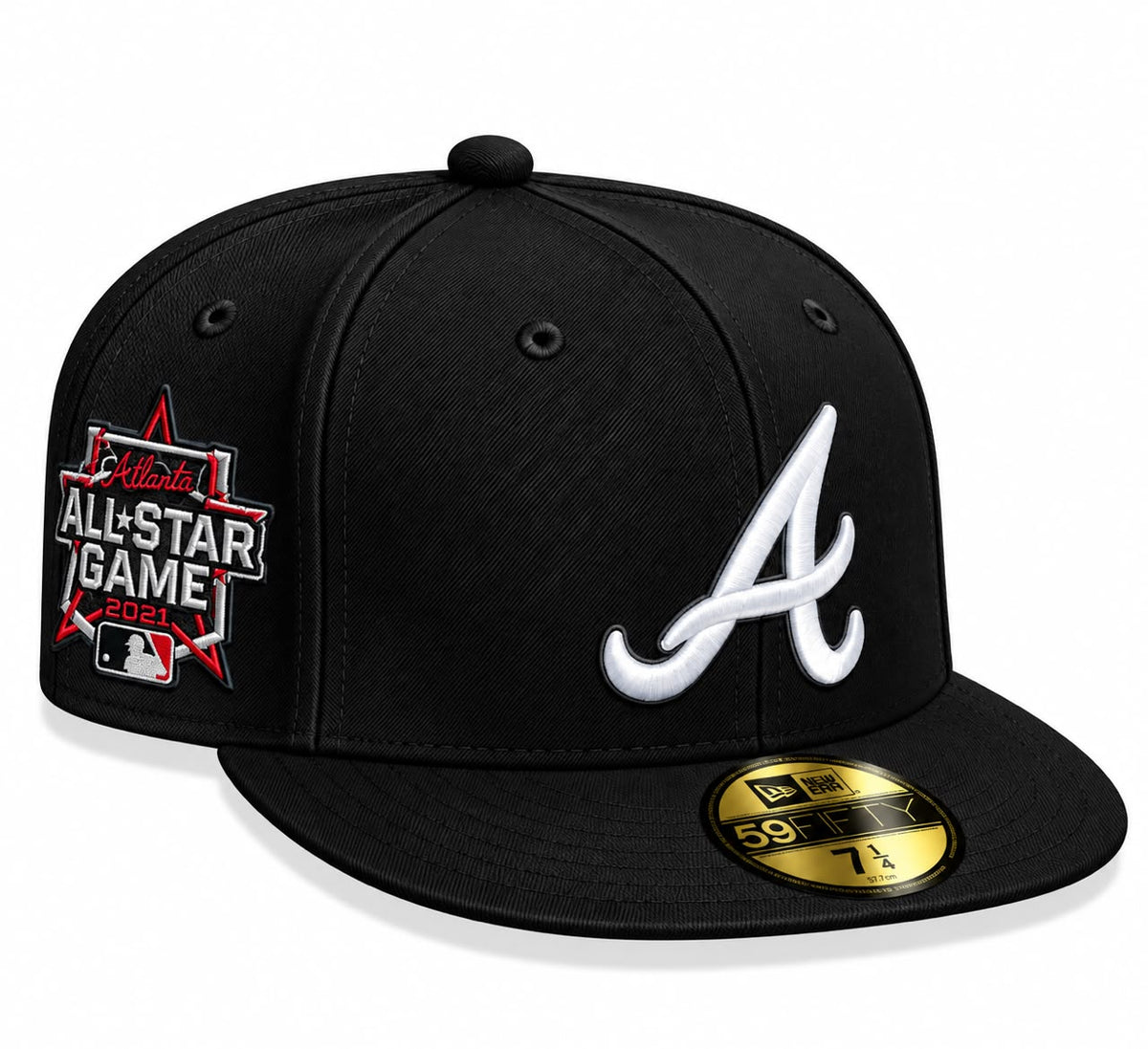 Gorra Atlanta Black Cerrada talla 7 1/4 New Era 1.1