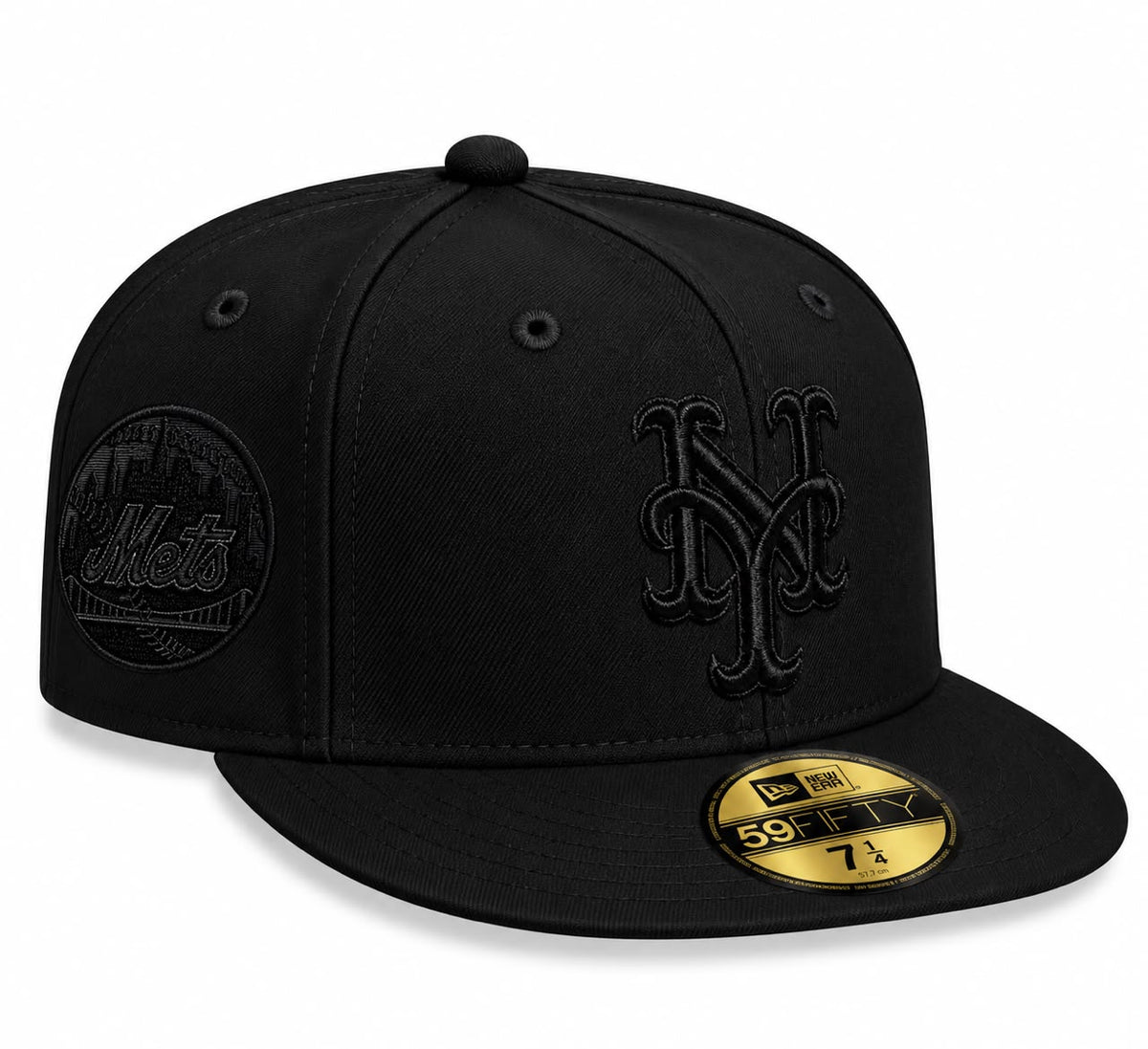Gorra Mets All Black Cerrada talla 71/4 New Era 1.1