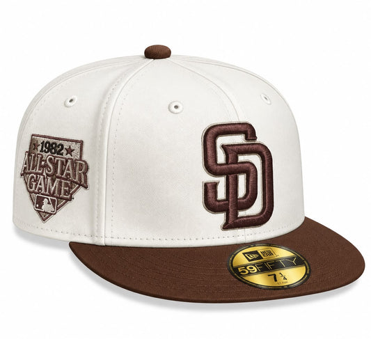 Gorra San Diego Cream/Brown Cerrada talla 71/4 New Era 1.1