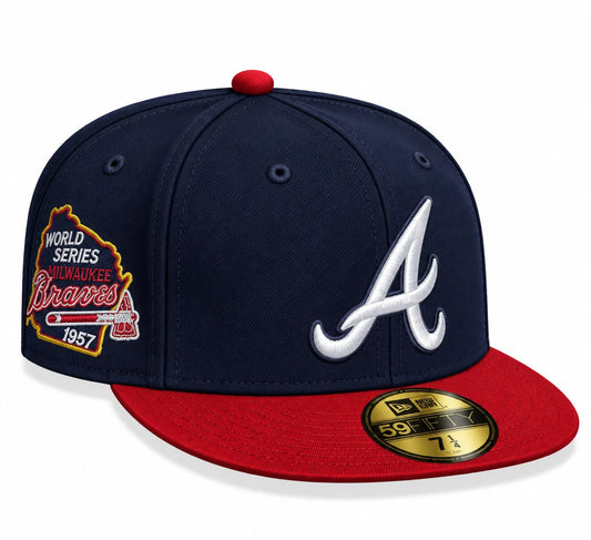Gorra Atlanta Classic Cerrada talla 7 1/4 New Era 1.1