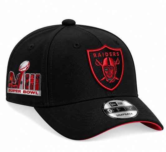 Gorra Raiders Black/Red Ajustable New Era 1.1