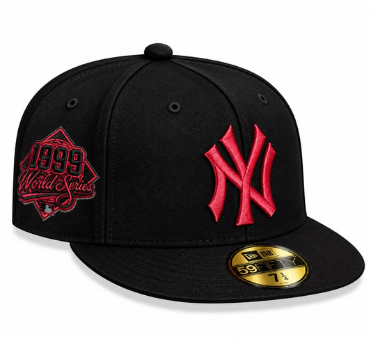 Gorra Yankees Black/Red Cerrada talla 71/4 New Era 1.1