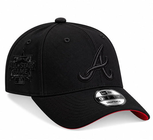 Gorra Atlanta All Black Ajustable New Era 1.1