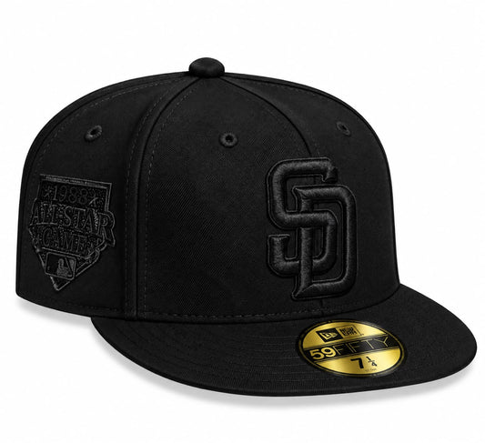 Gorra San Diego All Black Cerrada talla 71/4 New Era 1.1